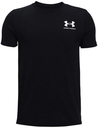 Koszulka chłopięca Under Armour  Sportstyle Left Chest SS Black S