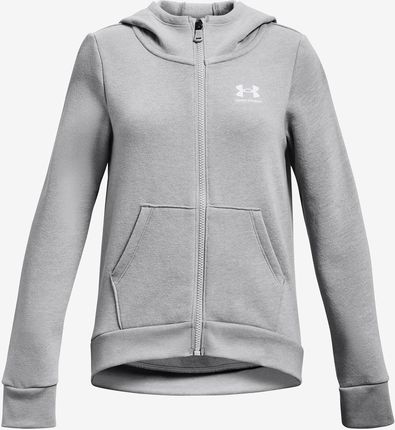 Bluza dziewczęca Under Armour  Rival Fleece LU FZ Hoodie-GRY L