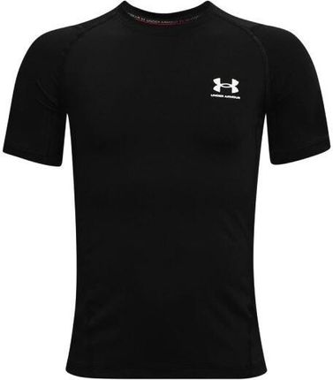 Koszulka chłopięca Under Armour HeatGear SS Black XS