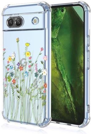 SEAHAI Ultra-dünne Handyhülle Für Google Pixel 8 Pro – Buntes Muster, Stoßfest & Mit Seidigem Griff – Inklusive Schutz Vor Kratzern