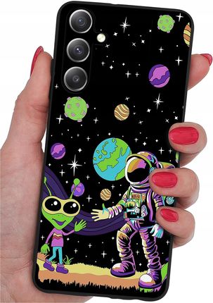 Krainagsm Etui Do Samsung Galaxy S24 Plus Silikonowe Matt Case Szkło 9H