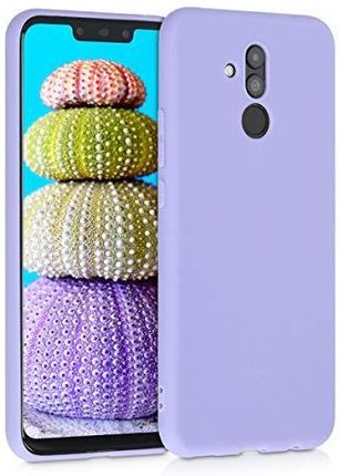 kwmobile Etui kompatybilne z Huawei Mate 20 Lite – miękkie etui silikonowe TPU – nadaje się do bezprzewodowego ładowania – pastelowe lawendowe