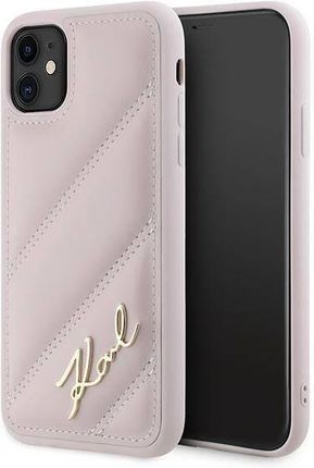 Karl Lagerfeld Oryginalne Etui Iphone 11 Xr Diagonal Quilted Script