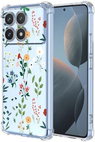 XINYEXIN Cover per Xiaomi Poco F5 Pro 5G, Custodia in Silicone Morbido