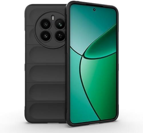SEAHAI Cover per Realme 12 4G / Realme 12+ Plus 5G, [Militare Anti-Caduta] Cornice Paraurti in Silicone Morbido Ultra Sottile Custodia, con Supporto