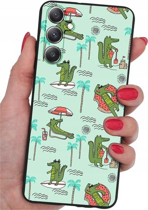 Krainagsm Etui Do Samsung Galaxy S24 Plus Silikonowe Matt Case Szkło 9H