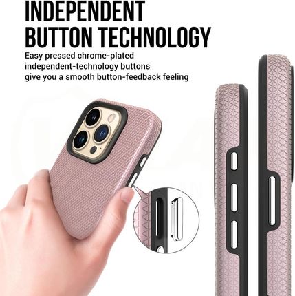 Tfo Vmax Nakładka Triangle Case Do Samsung A35 5G Różowo Złota - zdjęcie 2