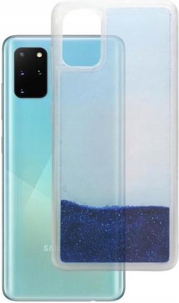 Itel Etui Do Samsung S20 Plus Silikonowe Brokatowe Liquid Glitter Case