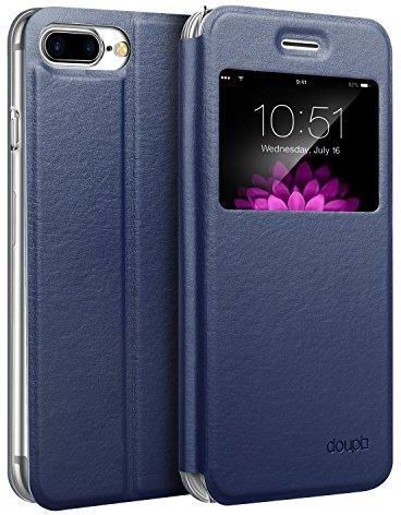 Doupi Ultra Shield Custodia Per IPhone 8 Plus / 7 Plus (5,5'') - Cover Paraurti Doppio Strato, Nero - 2
