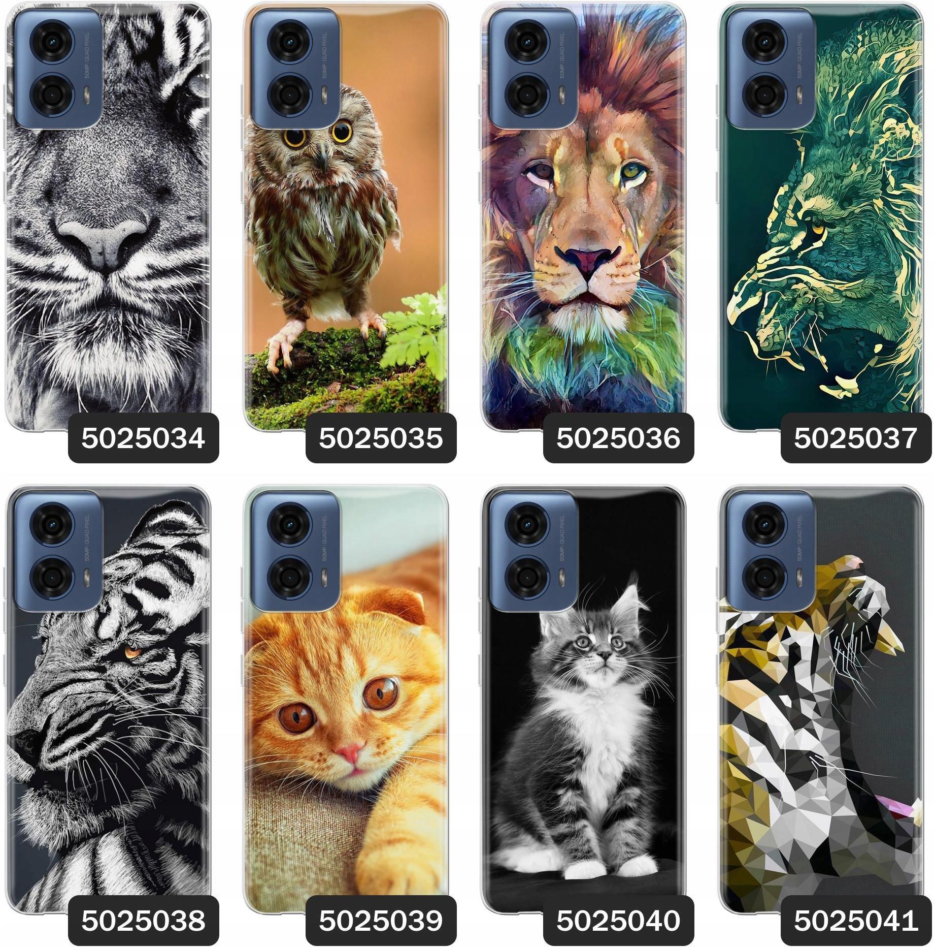 YANJIEER ESONG Coque Motif Léopard Cœur Pour Motorola Moto G84 5G, Etui