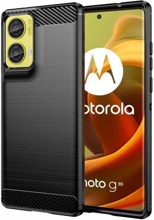 Erbord Etui Do Motorola Moto G85 Nakładka Elastyczna Obudowa Carbon Case Pokrowiec