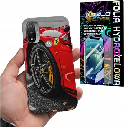 World Case Etui Do Motorola E20 E30 E40 E20S Felga Auto Ferrari Wybór Folia