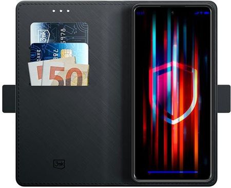 3Mk Wallet Case Oppo Reno10 5G Czarny Black - zdjęcie 5