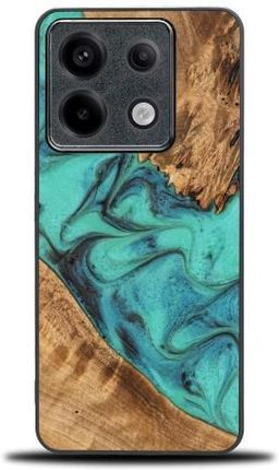 Bewood Drewniane Etui Unique Turquoise Do Xiaomi Redmi Note 13 Pro 5G