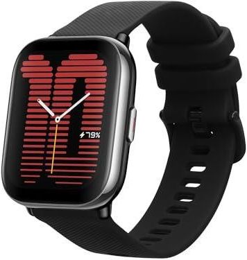 Kwmobile Pasek Tpu Silikonowy Z Klamrą Kompatybilny Amazfit Active A2211 Paski 14 22 Cm Czarny L