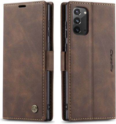 Caseme Etui Z Klapką Do Samsung Galaxy Note 20 Brązowy