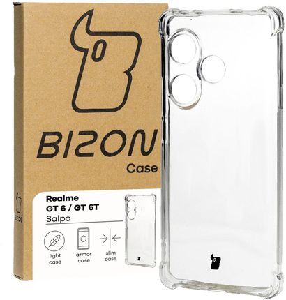 Bizon Elastyczne Etui Case Salpa Do Realme Gt 6 Gt 6T Gt Neo 6 Gt Neo 6 Se Przezroczyste