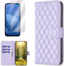 Gsm Hurt Etui Do Google Pixel 8A Ga04988-Gb Smart Soft Fioletowe Pokrowiec I Szkło