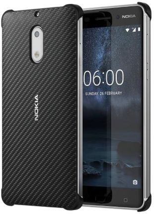 Nokia Oryginalne Etui Z Włókna Węglowego 1A21M9800Va Cc 802 Do 6 Onyks Czarne