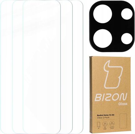 Bizon 3X Hartowane Szkło Ochronne Szkiełko Na Aparat Do Redmi Note 13 4G