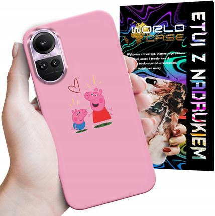 World Case Etui Case Do Oppo Reno 10 Pro 5G Świnka Peppa Z Bajek Bing Miraculu