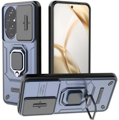 Cover Per Xiaomi 14T Con 2 Vetri Temperati – Custodia Sottile In TPU Blu Antiurto, Bordi Rialzati, Precisa E Leggera