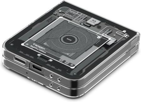 Spigen Etui Air Skin Do Galaxy Z Flip6 Przezroczysto Szare Zero One - zdjęcie 4