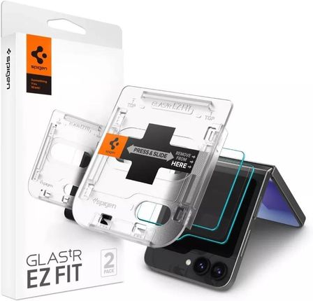 Spigen Szkło Hartowane Glas Tr ”Ez Fit” 2 Pack Do Samsung Galaxy Z Flip 6 Clear