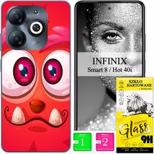 Gutcase Etui Foto Case Obudowa Plecki Pokrowiec Szkło Do Infinix Smart 8 Hot 40I