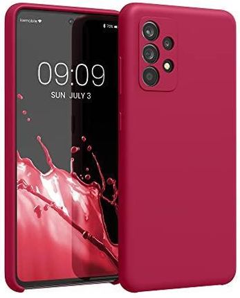 kwmobile Etui kompatybilne z Samsung Galaxy A52 / A52 5G / A52s 5G - Miękka silikonowa osłona telefonu - Sweet Cherry