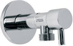 Zdjęcie Ferro Zawór kątowy z głowicą ceramiczną 1/2" x 3/4" uchwyt metalowy (Z1234C) - Otwock