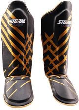 Zdjęcie StormCloud Ochraniacze na piszczele Lynx Czarno-Złote - Różan