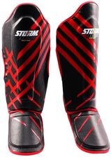 Zdjęcie StormCloud Ochraniacze na piszczele Lynx Czarno-Czerwone - Ożarów