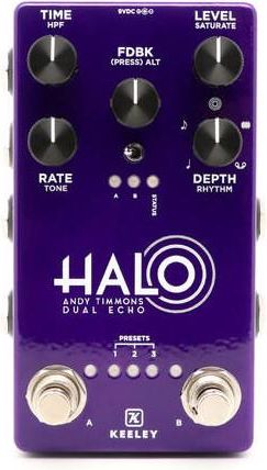 ギター Keeley Halo Andy Timmons Halo - Andy Timmons Dual Echo - Keeley Electronics Guitar