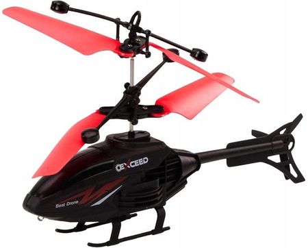 Leantoys Helikopter Zdalnie Sterowany Rc Żyroskop Czerwony - zdjęcie 3