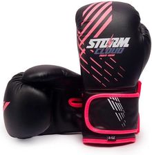 Zdjęcie StormCloud Rękawice bokserskie Lynx Czarno-Różowe - Reda