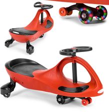 Ecotoys Jeździk Grawitacyjny Pojazd Dla Dzieci Koła Led Czerwony