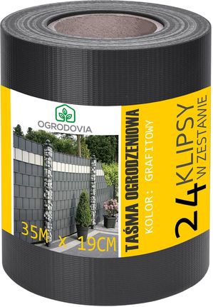 Taśma Ogrodzeniowa 19Cm X 35M Grafitowa Osłona - zdjęcie 6