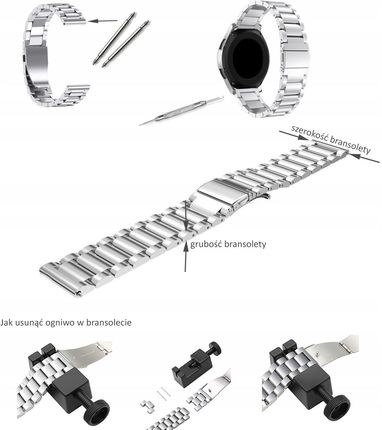 Tekla Bransoleta do zegarka T-BRAN.01B 16mm - zdjęcie 2