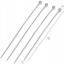 Zdjęcie 925 Szpilka Drut 0,65 Mm Długość 50 Mm Srebro - Boguchwała