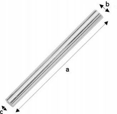 925 Rurka Prosta 20 Mm Srebro Rurp -1,5 Mm / 20 Mm