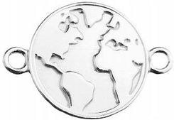 Zdjęcie 925 Łącznik Globus Srebro - Boguchwała