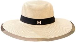 Stylowy kapelusz damski plażowy letni słomkowy TIUL CZ48