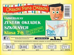 Zdjęcie Iks Komplet Zestaw Okładek Klasa 7-8 Okładki Na Zeszyty Książki 10Szt. - Tomaszów Mazowiecki