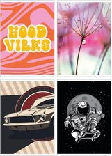 Zdjęcie Gimboo Zeszyt A5/60K Linia Mix 4Szt. - Zator