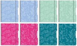 Zdjęcie Brulion Na Spirali A4/80K Kratka Mix 4Szt. - Kórnik