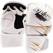 Zdjęcie StormCloud Rękawice do MMA StarFall Sparingowe 7oz Biało-Żółte - Wielbark