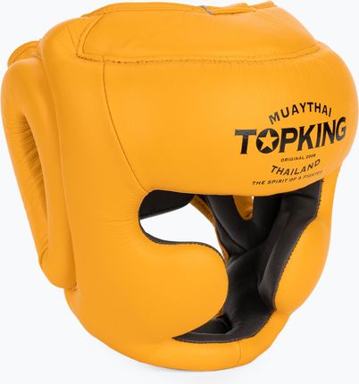 Kask Bokserski Top King Full Coverage Yellow