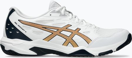 Asics Buty Męskie Gel-Rocket 11 White/Pure Gold