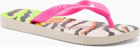 Havaianas Japonki Damskie Top Animals Beige/Pink